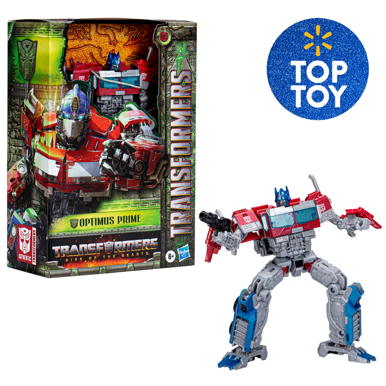Transformers Rise of the Beasts Optimus Prime Kids Toy Action Figure for Boys and Girls Ages 6 7 8 9 10 11 12 and Up 9 Only At Walmart