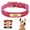 Hot Pink, variant on Didog Bling Leather Dog Collar Personalized Custom Puppy Cat Pet Name Number Engraved