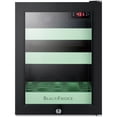 thumbnail image 2 of BeautiFridge cosmetics refrigerator with mint shelving and glass door, 2 of 2