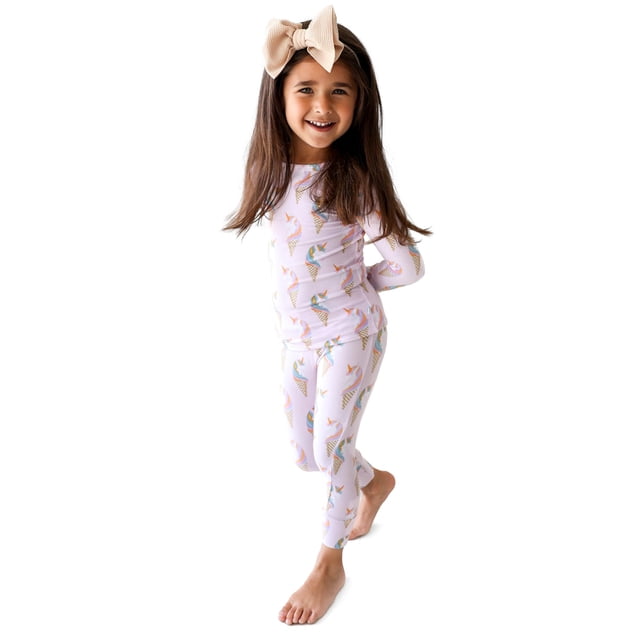 Conjunto de pijama Posh Peanut Soft Viscosa Bamboo Girl 10-12 años