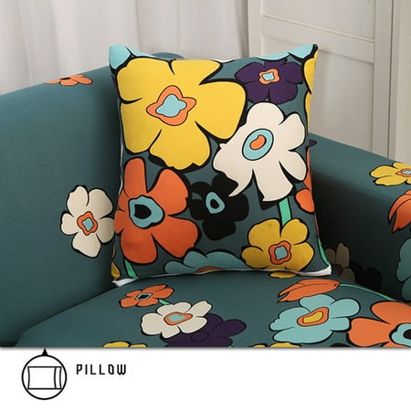 Flowers Pattern Decorative Pillow Case Back Cushion Covers