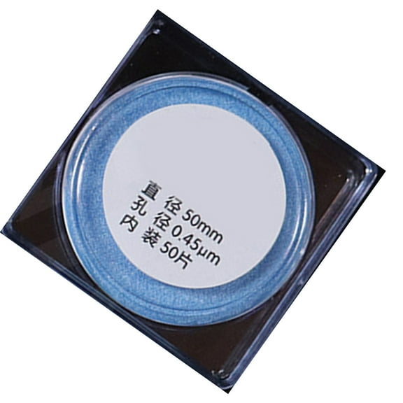 Pack of 50pcs High Efficiency Organic Microporous Filter Membranes For Water Filtrations With 0.22um/0.45um Pore Size