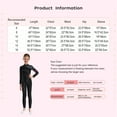 thumbnail image 7 of iiniim Girls Athletic Gymnastics Dance Unitard Sparkly Long Sleeve Leotard Full Body Jumpsuit 6-16 Black 16, 7 of 7