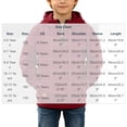thumbnail image 3 of Amidoa Hoodies for Boys Zip Fleece Hooded Sweatshirt Long Sleeve Kids Fashion Hoodie Fall Winter Clothes Wine Size 4-5 Years, 3 of 9