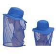 thumbnail image 4 of Sombrero de cubo de protección solar Gorra de Safari con malla Anti mosquitos Insectos Red de abejas Abanopi Sombrero al aire libre, 4 of 7