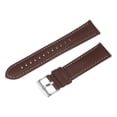 thumbnail image 3 of Correa de reloj de cuero Uxcell de 22 mm con liberación rápida, correas de reloj de cuero genuino para hombres y mujeres, marrón oscuro, 3 of 6
