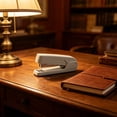 thumbnail image 7 of Rotating Stapler Heavy Duty 360 Degree Stapler, 25 Sheet Capacity, 95mm Deep Throat, 6 Color Options for College Home Office Gray by Xuniizn, 7 of 7