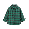 thumbnail image 3 of Swuxness Toddler Fall Casual Shirt Jackets Long Sleeve Print Button Closure Short Windbreaker Coat, 3 of 5