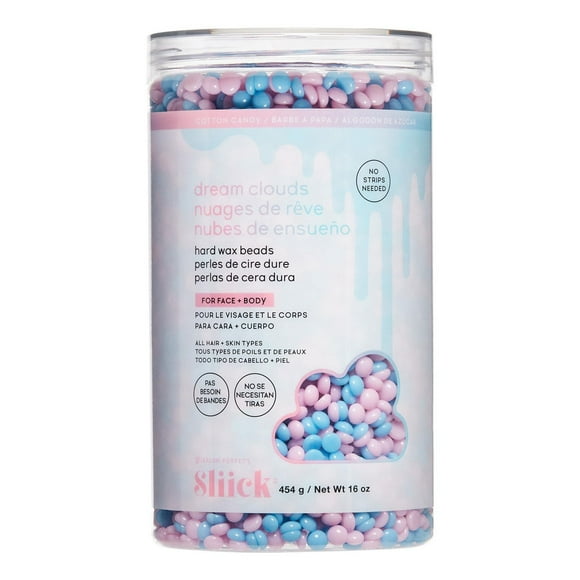 Sliick - Dream Clouds - Cotton Candy - Hard Wax Beads - For Face and Body - 16oz