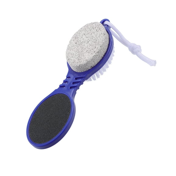 Vocoste Multi Purpose 4 in 1 Foot File with Foot Scrubber Removes Dead Skin Pedicure 1 Pc Blue