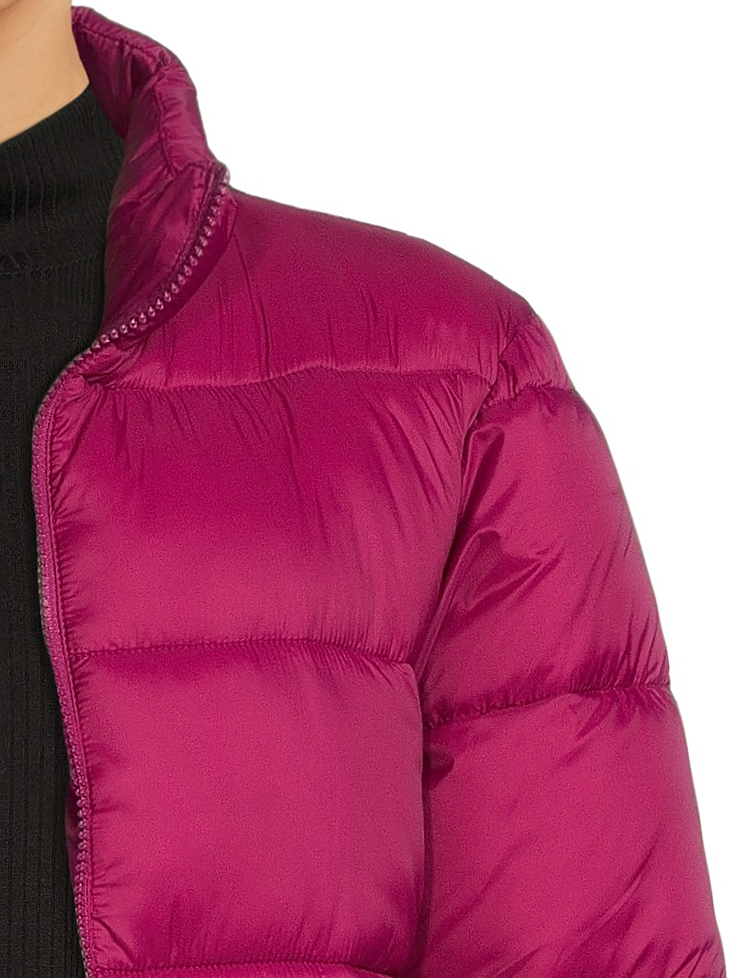 Time and Tru Women's and Plus Puffer Jacket - image 3 of 5