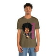 thumbnail image 2 of Jimi Hendrix Cartoon Portrait T-Shirt, Black History Icon, Vintage Music, 2 of 5