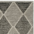 thumbnail image 5 of SAFAVIEH Montauk Caleb Geometric Diamond Cotton Area Rug, Black, 9' x 12', 5 of 6