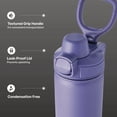 thumbnail image 3 of TAL 28oz Stainless Steel Ranger Push Lock Lid Water Bottle, Purple, 3 of 8