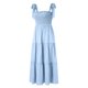 thumbnail image 3 of VISgogo Vestido de Mujer, Color Sólido Sin Mangas Volantes de Una Pieza con Tirante Ajustable para el Hombro para el Verano, S/M/L/XL VISgogo moda, 3 of 9