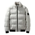 thumbnail image 1 of Chaqueta de algodón acolchado informal de invierno con cuello alto para hombre Pompotops  oipoqjl20426, 1 of 4