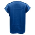 thumbnail image 6 of XIAOCHA Dolman Sleeve Satin Tops For Women Short Sleeve V-Neck Pullover Top Elegant Office Party Tops, 6 of 6