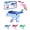 Blue, variant on Dinosaur Foam Glider Launcher Toy, Cute Dino Airplane Launcher Toy with 8 Inch Foam Glider, Easy Launch Flying Aircraft Set, Fun Outdoor Flying Styrofoam Airplane for Birthday Gift