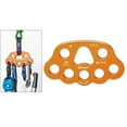 thumbnail image 1 of Paw Rigging 45KN 8-Holes Large Anchor Multipliers Connector Gear for Dance Rock Climbing Rope Abseiling Hardware - Golden, 159.7x90.6mm, 1 of 10