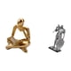 thumbnail image 5 of Figura de lector abstracta, figura humana de resina, escultura, estatua de caballero, artesanías artísticas, objetos de colección, diseño hueco, adecu, 5 of 8