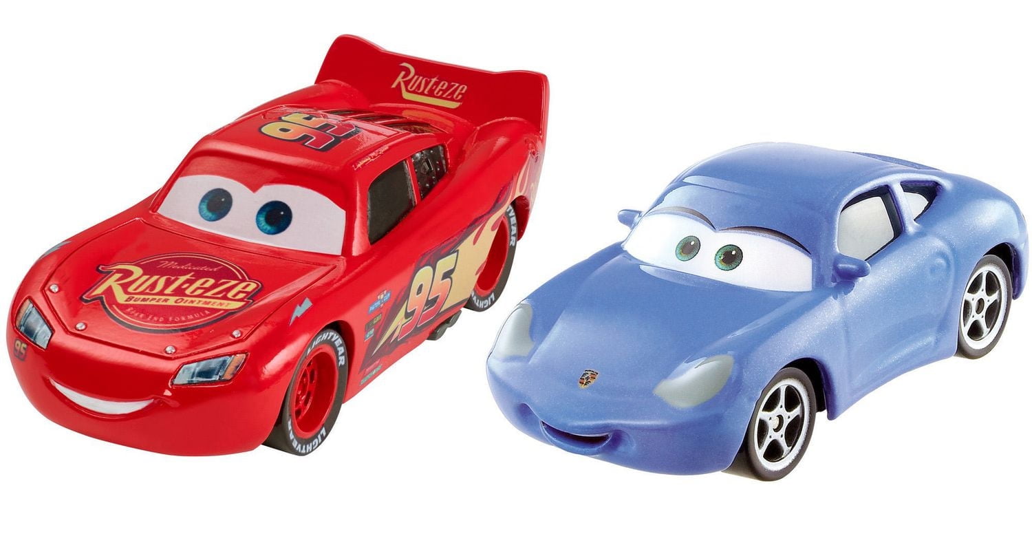 Disney/Pixar Cars 3 Lightning McQueen & Sally Die-Cast Vehicle 2-Pack