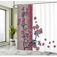 thumbnail image 4 of Ambesonne Japanese Shower Curtain, Romantic Sakura Blooms Art, 69"Wx70"L, Pale Maroon, 4 of 4