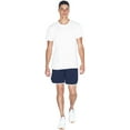 thumbnail image 4 of American Apparel Men's Interlock Basketball Shorts, Navy/White, X-Small, 4 of 4