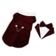 thumbnail image 5 of Traje de boda para mascotas, elegante, decorativo, traje de esmoquin formal para perro, para fiesta de boda, azufaifa, rojo, M, 5 of 12