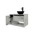 thumbnail image 2 of Gabinete para Baño con Ovalín y Llave Mezcladora, Mueble con Puerta y Cajón, Lavabo Moderno con Almacenamiento, Diseño Minimalista., 2 of 6