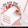 thumbnail image 3 of WuPing 8 Pcs Rose Gold Ballpoint Pens 0.5mm Black Ink Metal Pens Retractable Pen Gifts for Women, 3 of 8