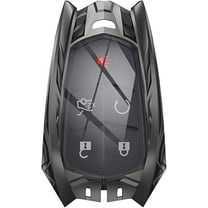 Metal Key Fob Cover for Cadillac, for 2015-2019 Cadillac Escalade CTS SRX XT4 ATS STS CT6 SRX 5-Buttons Full Protection
