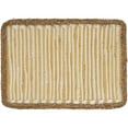 thumbnail image 1 of LR Resources SPECI04602SNP1117 Striped Sunny Day Bordered Place Mat, White & Yellow, 1 of 1