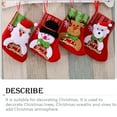 thumbnail image 2 of Toystoory Bolsas de Navidad de dibujos animados, embalaje, almacenamiento, colgador, calcetines, letrero de letras, bolsa de regalo, colgante, Kits de decoración para fiestas Llevar, 2 of 6