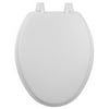 Elongated Soft Toilet Seat, White