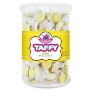 Adams & Brooks Fairtime Taffy Taffy Bulk, Candy Buffets, Lemon Taffy, Lemon Candy, Bulk Candy, Pinata Candy, Individually Wrapped Candy, Spring Candy, Easter Candy - Kosher Candy, 21 Ounce Tub