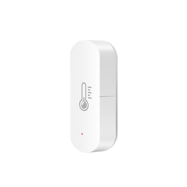 TFixol ZigBee Capteur de Température et d'Humidité avec Fonction d'Alarme Contrôle par Application Moniteur de Température et d'Humidité Intérieur Mini Hygromètre Intelligent pour Maison Bureau Entrepôt
