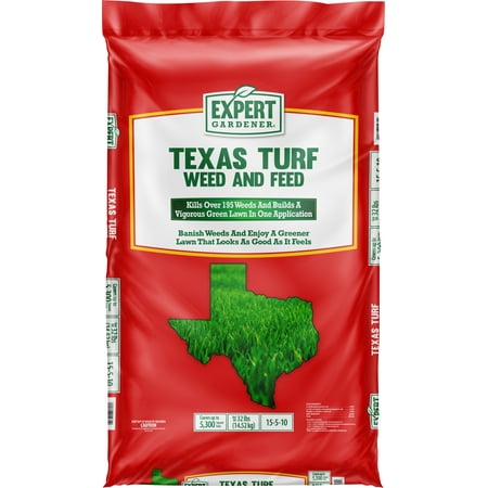 Expert Gardener Texas Turf Weed and Feed 15-5-10, 32 Pounds - Walmart.com