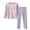 d-Light Purple3417, variant on FAOWME Child Girls Thermal Clothes Heated Base Layer Winter Outfit Sets Warm Long For Cold Weather Kids Outfit Sets Cozy O-Neck Dailywear