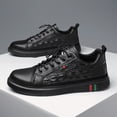 thumbnail image 2 of Zapatos de estudiante de primavera para hombre, zapatillas informales con estampado de cocodrilo, transpirables y a la moda para hombre, 2 of 6