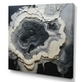 thumbnail image 2 of Designart "Monochrome Geode Tranquility II" Spiritual Stone Canvas Wall Art, 2 of 7