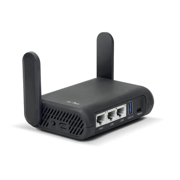 Enrutador de Viaje GL.iNet GL-A1300 Wi-Fi Portátil para Conexión Pública y Hotelera