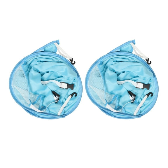 Raindrops  2 Pcs Stroller Sunshade Universal for Outdoor Baby Shades Cars Umbrella Sunscreen Sky-blue