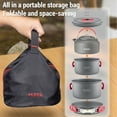 thumbnail image 5 of cookware,Pot Kettle Set Kit Mess Kit Pan Pot Kettle 2-3 Person Kit And Pan Set 2-3 Person Picnic 5pc Cookware Mess, 5 of 5