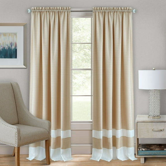 Achim Darcy Rod Pocket Window Curtain Panel