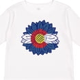 thumbnail image 4 of Inktastic Colorado Flag Sunflower Boys or Girls Long Sleeve Toddler T-Shirt, 4 of 5