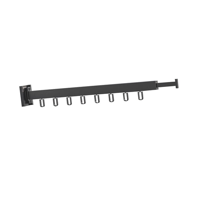Perchero plegable para colgar ropa, sin perforaciones, para espacios grandes, para pared Percha de un período