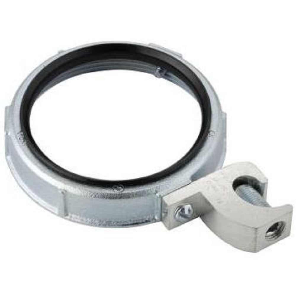 Appleton Grounding Bushing, 4", Threaded, Insulated, Malleable Iron