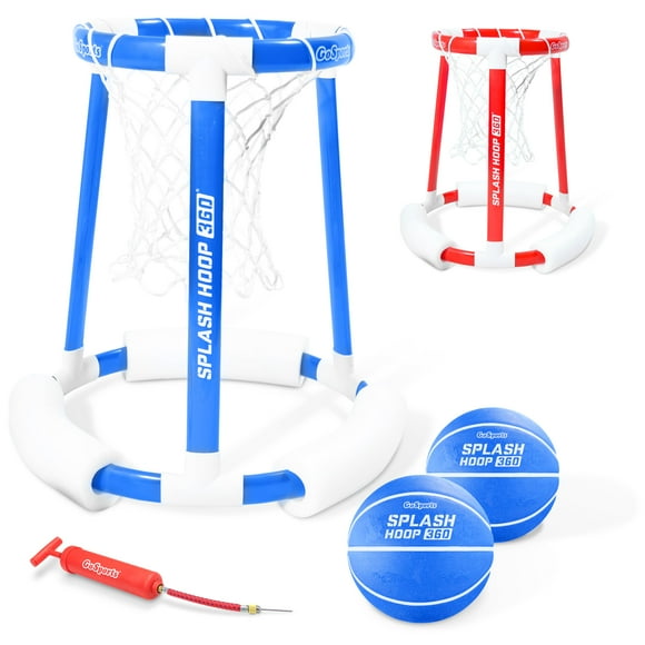 Juego de baloncesto flotante para piscina GoSports Splash Hoop 360