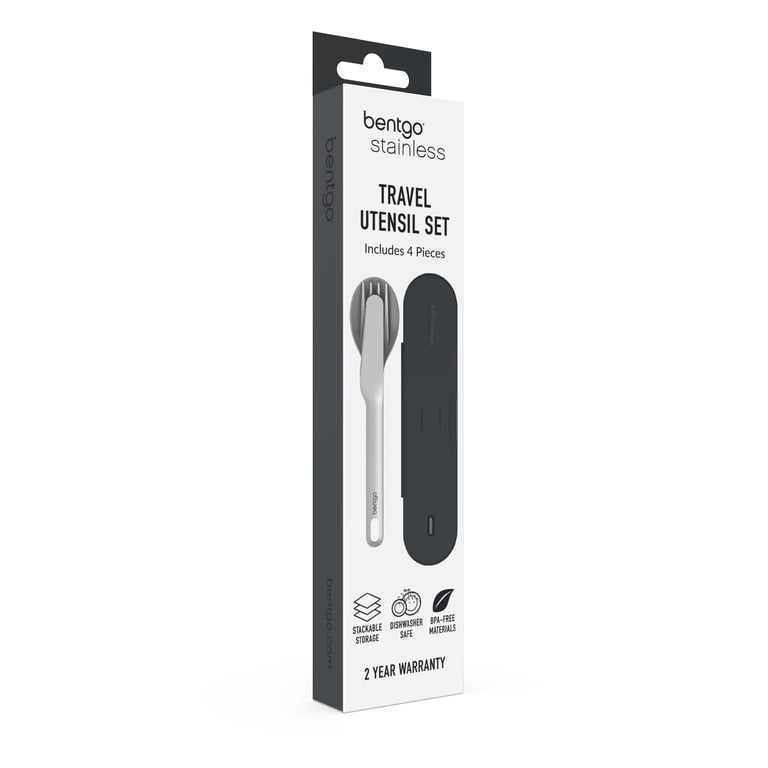 Bentgo Stainless Travel Utensil Set, 3-Piece with Case photo 7
