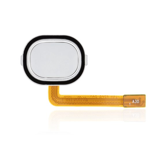 Replacement Fingerprint Reader With Flex Cable Compatible For Samsung Galaxy A30 (A305 / 2019) / A40 (A405 / 2019) (White)